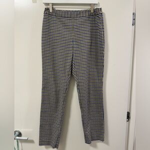 Lands End Straight Leg plaid Pant